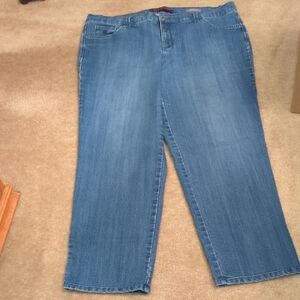 Gloria Vanderbilt Mid Wash Straight Leg Jeans